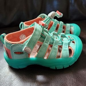 Keen Kids Sandals - Aqua and Coral